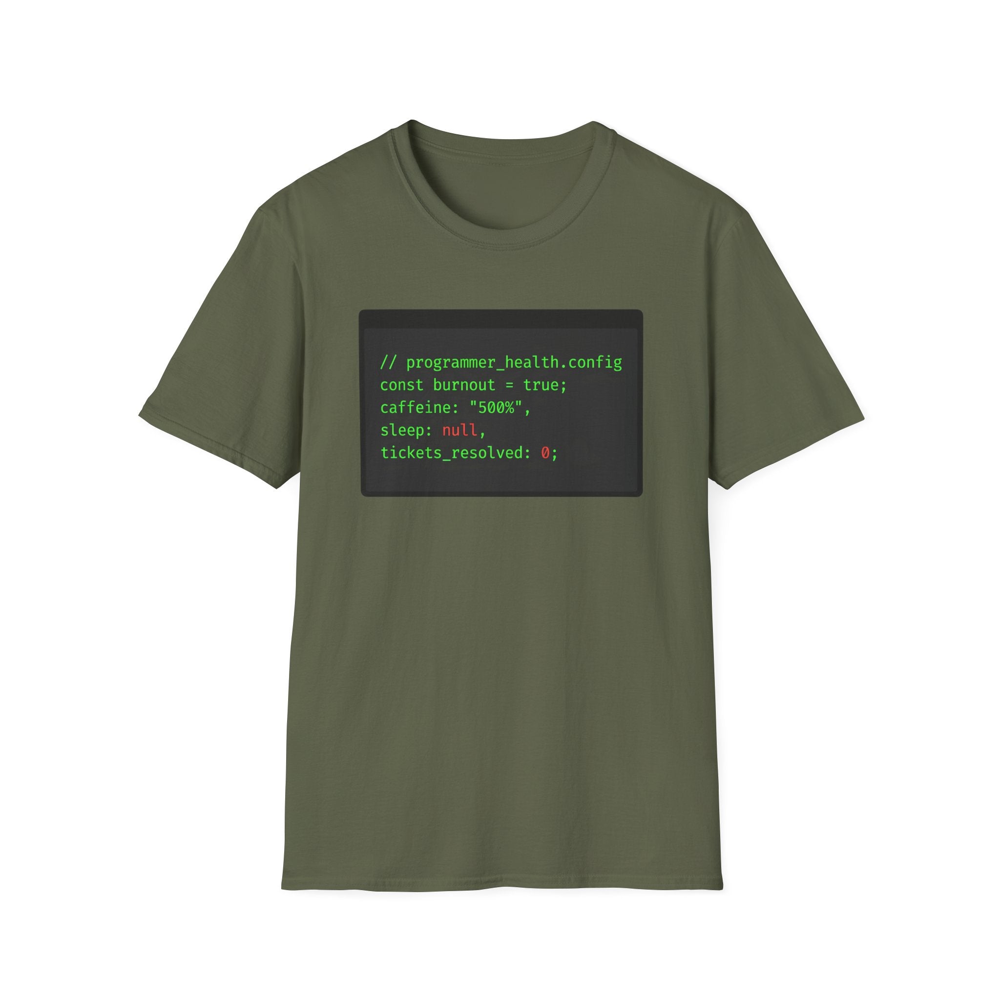 Programmer health config T-Shirt