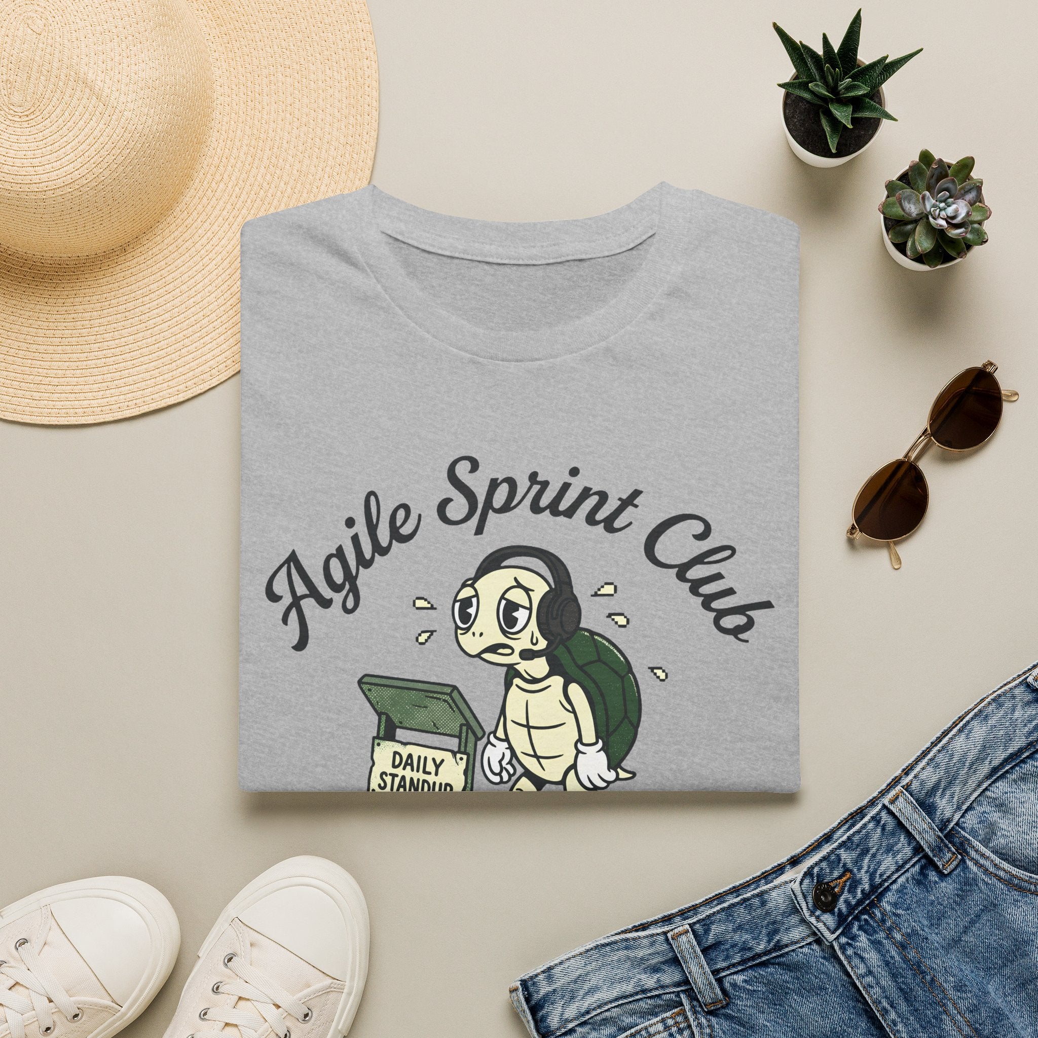 Agile Sprint Club, Moving Nowhere Fast v02 T-Shirt