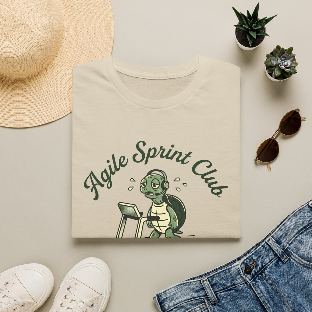 Agile Sprint Club, Moving Nowhere Fast v01 T-Shirt