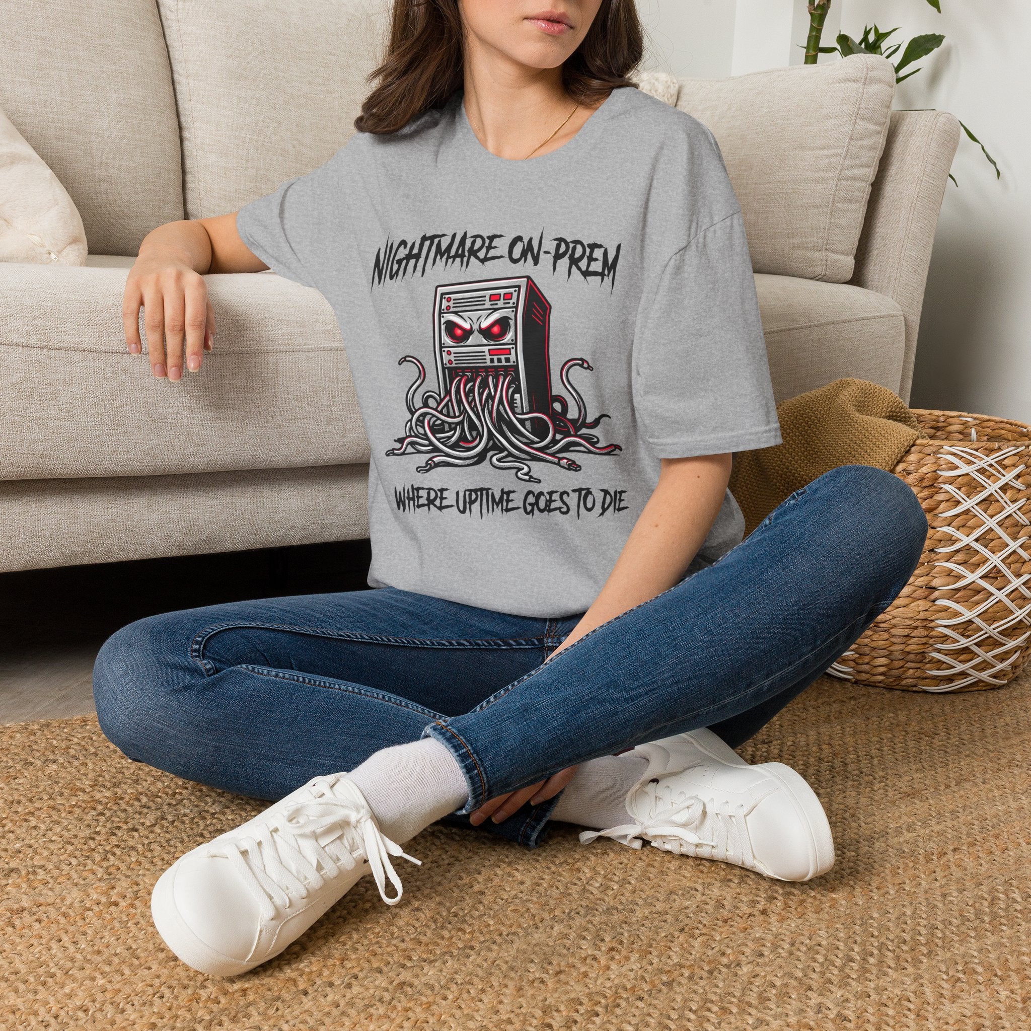 Nightmare On-Prem Where Uptime Goes To Die T-Shirt