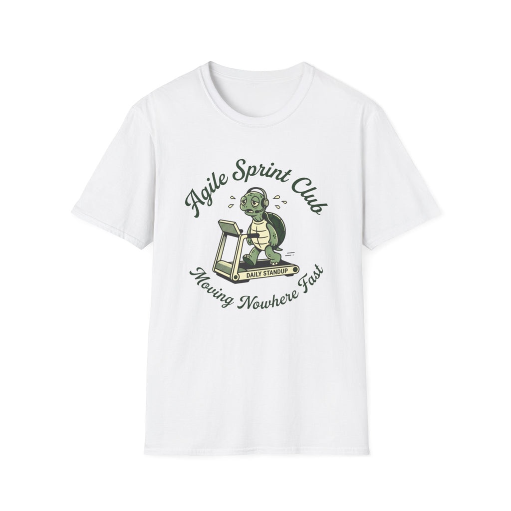 Agile Sprint Club, Moving Nowhere Fast v01 T-Shirt