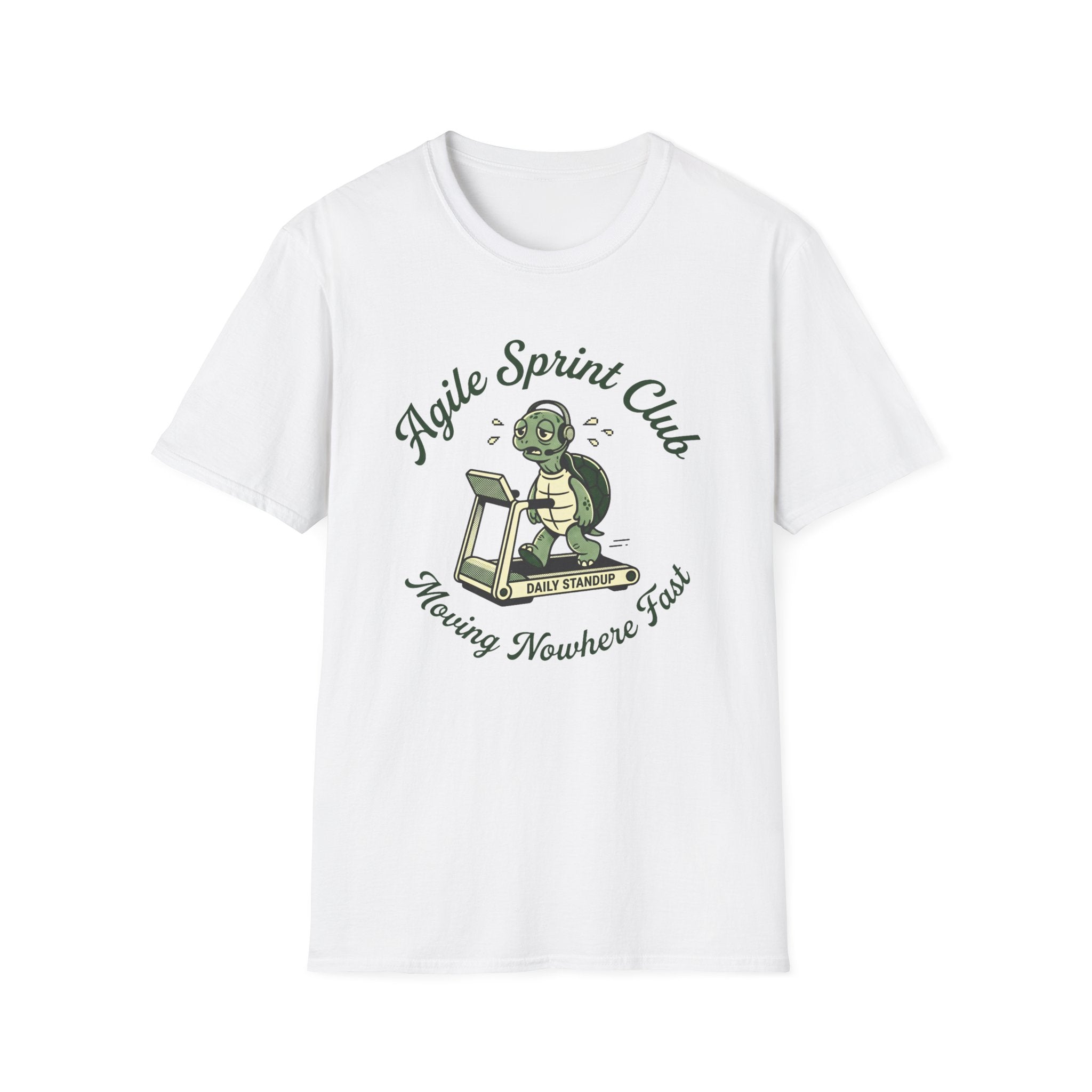 Agile Sprint Club, Moving Nowhere Fast v01 T-Shirt