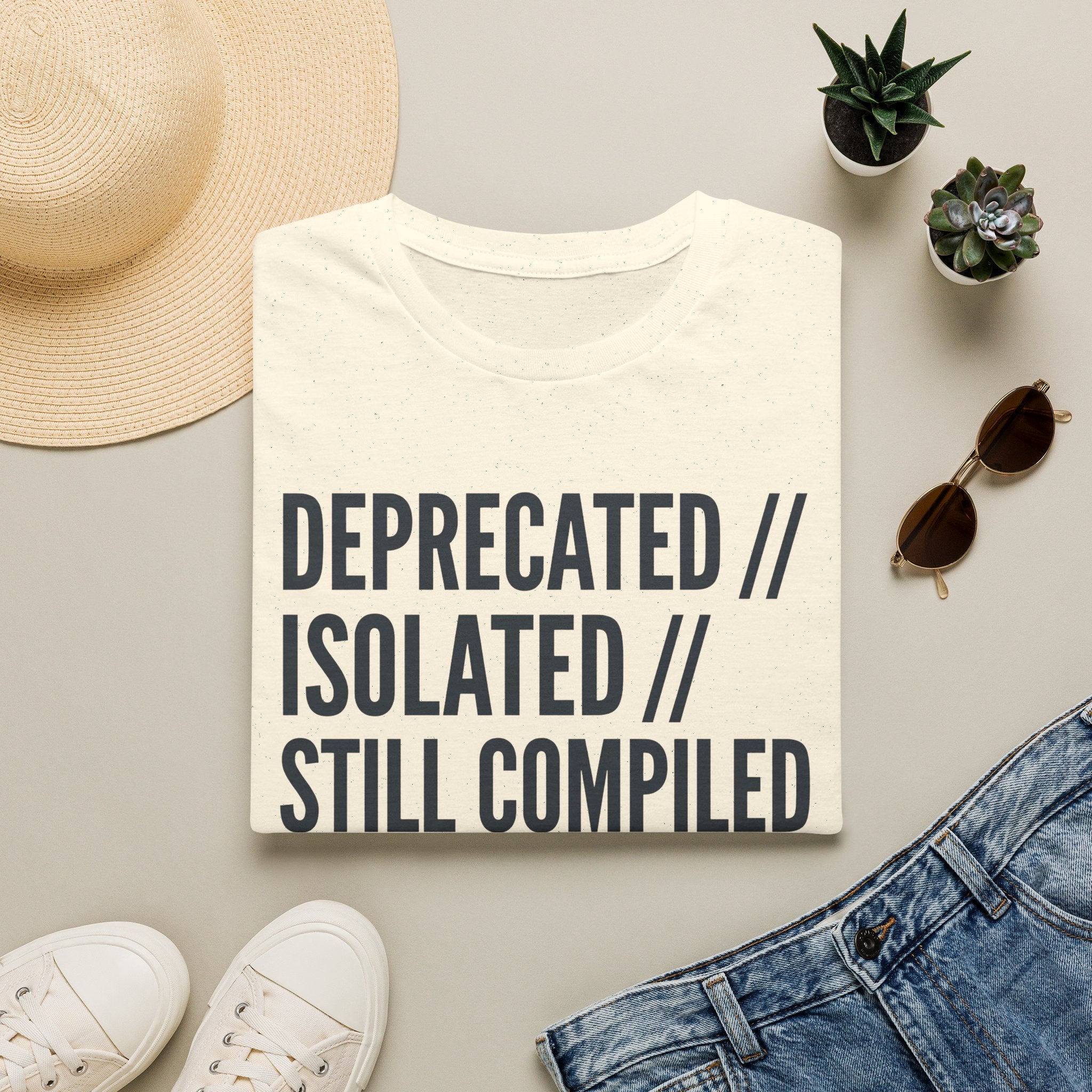 Deprecated Isolated Still compiled - exhausted T-Shirt