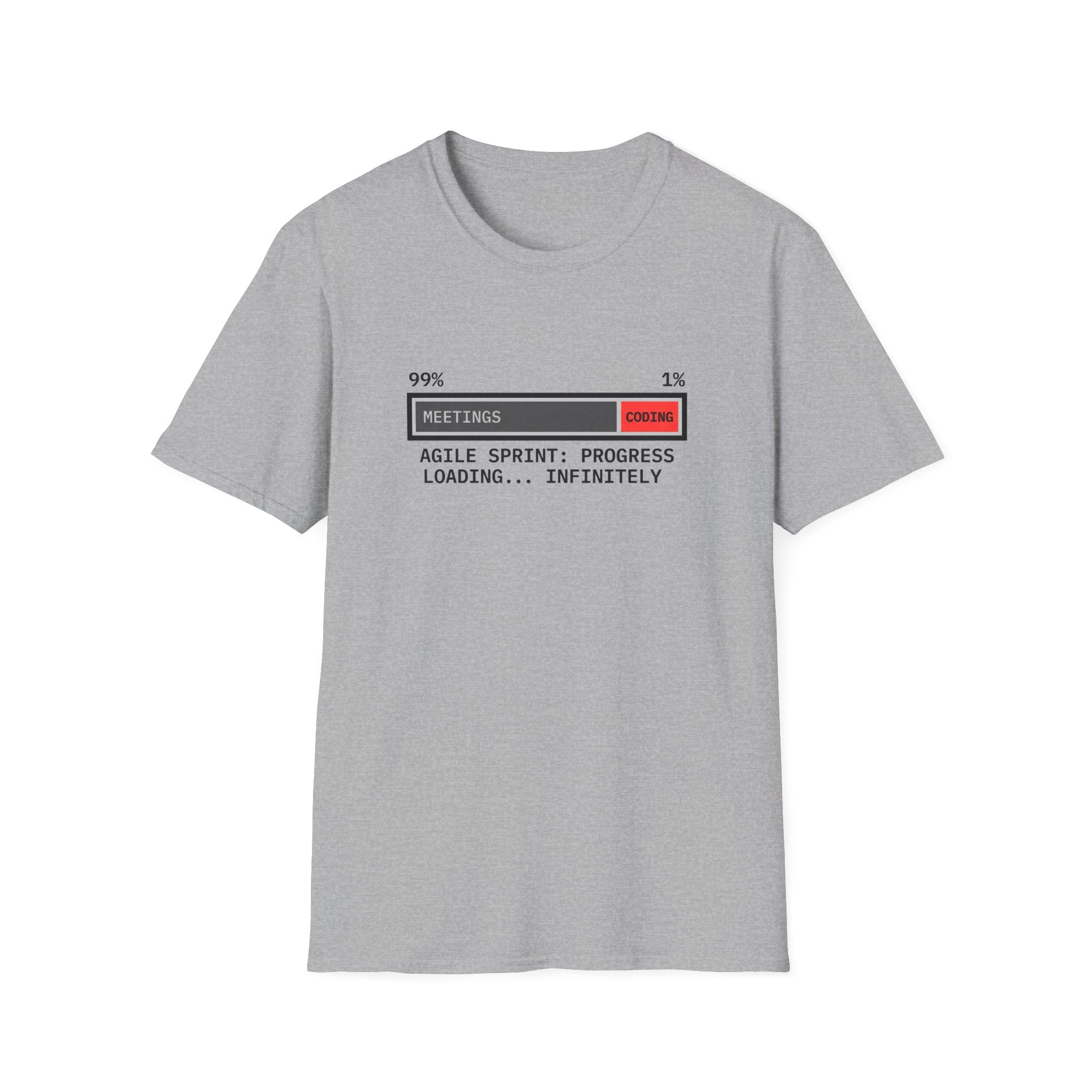 Agile Sprint Progress, Loading Infinitely T-Shirt