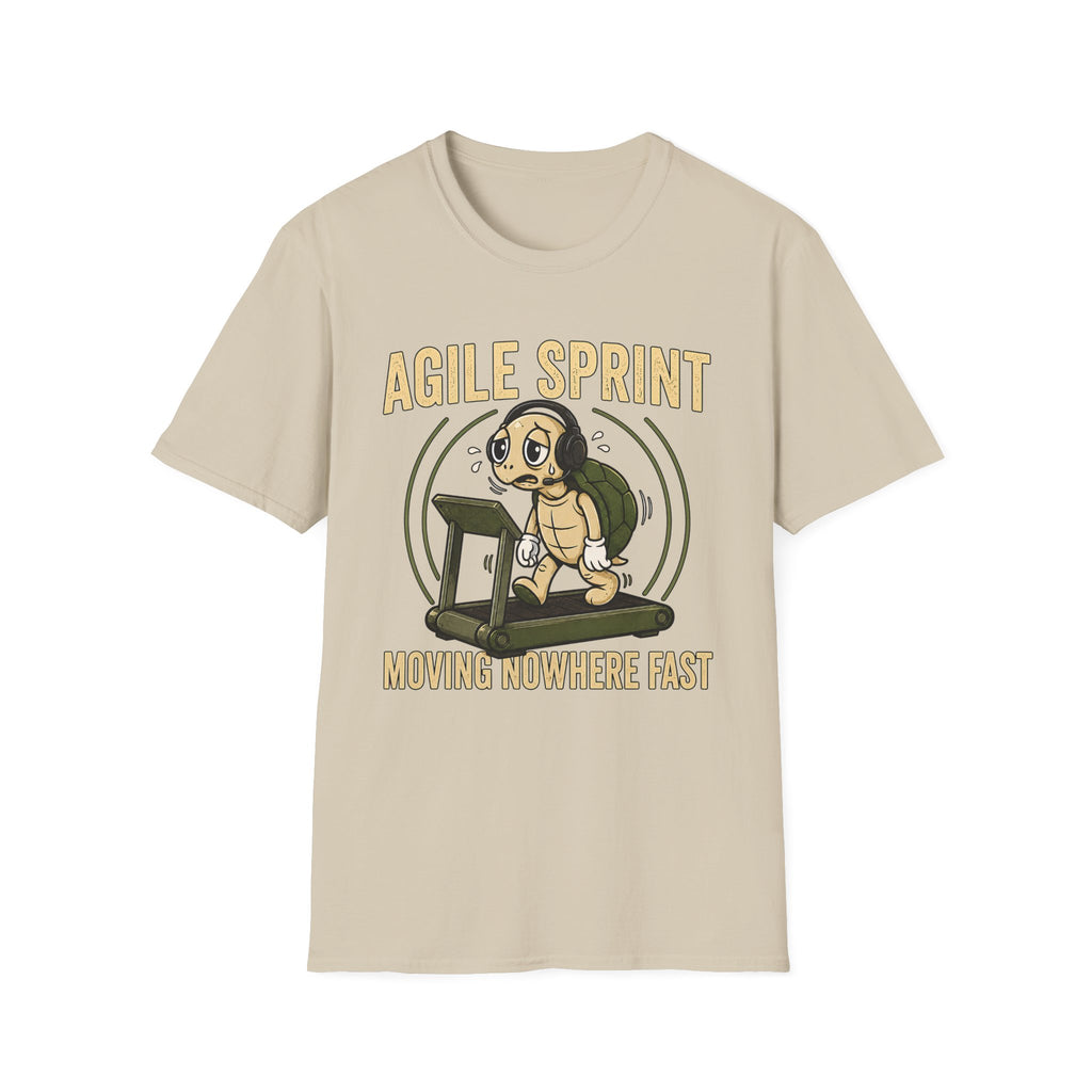 Agile Sprint Club, Moving Nowhere Fast v03 T-Shirt