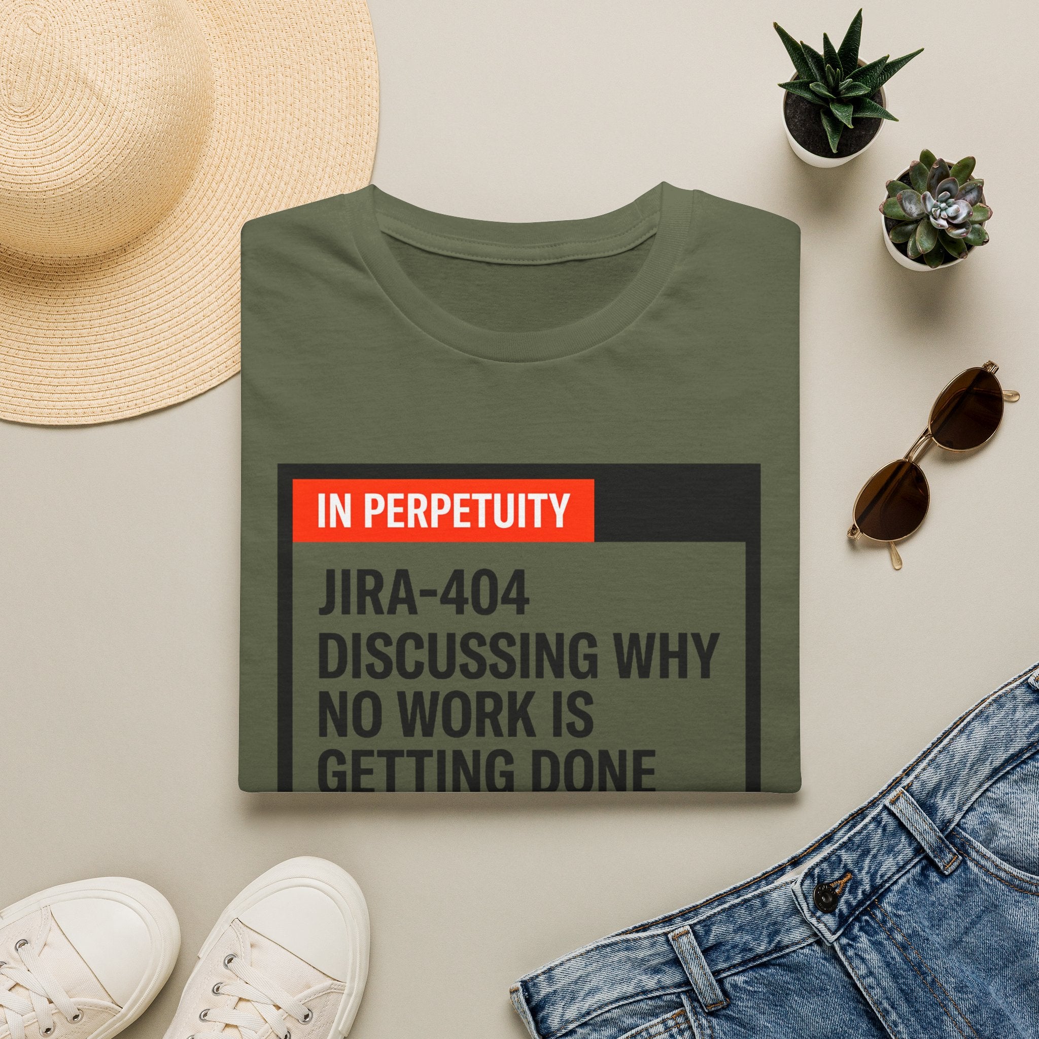 JIRA 404 - Discussion why no work is done T-Shirt