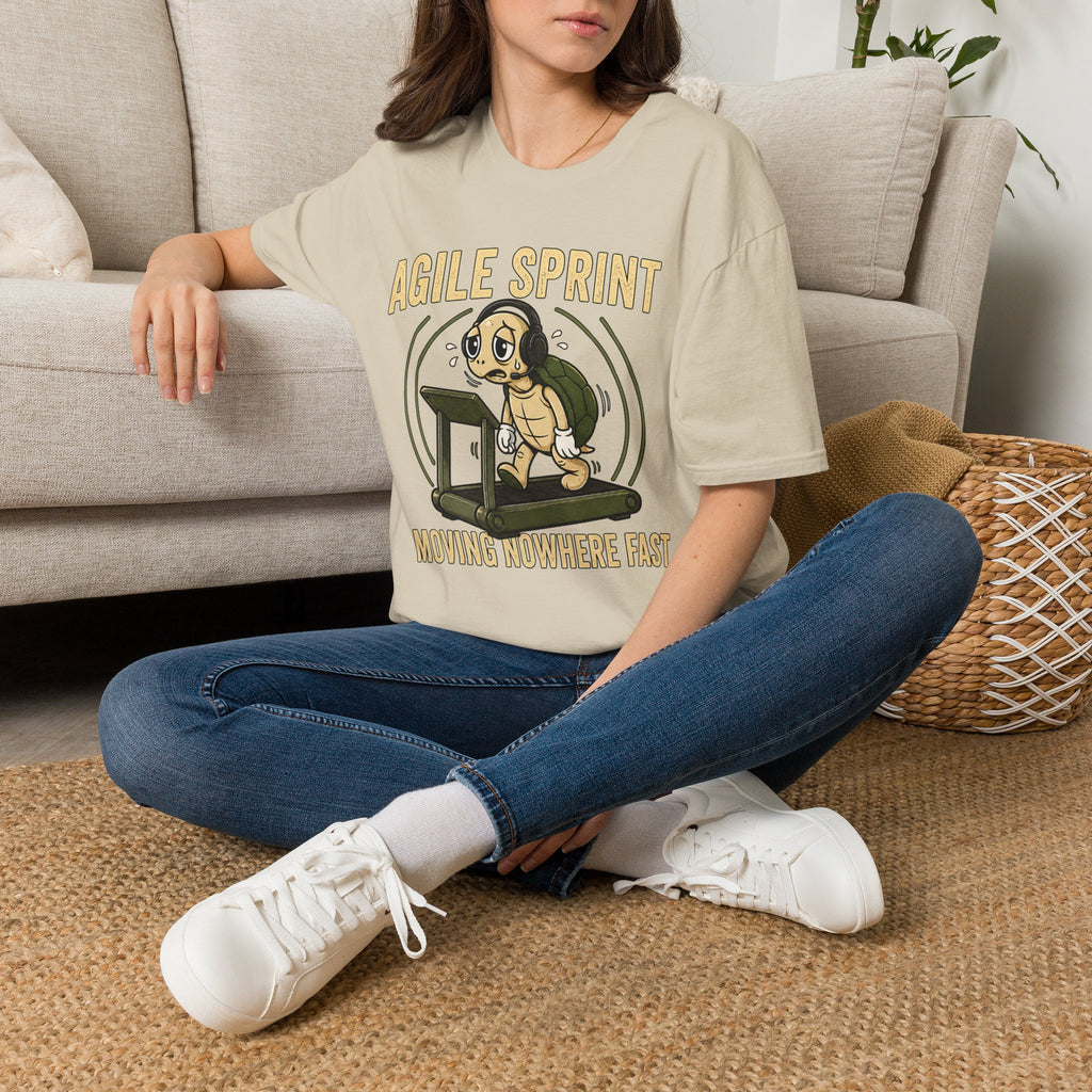 Agile Sprint Club, Moving Nowhere Fast v03 T-Shirt