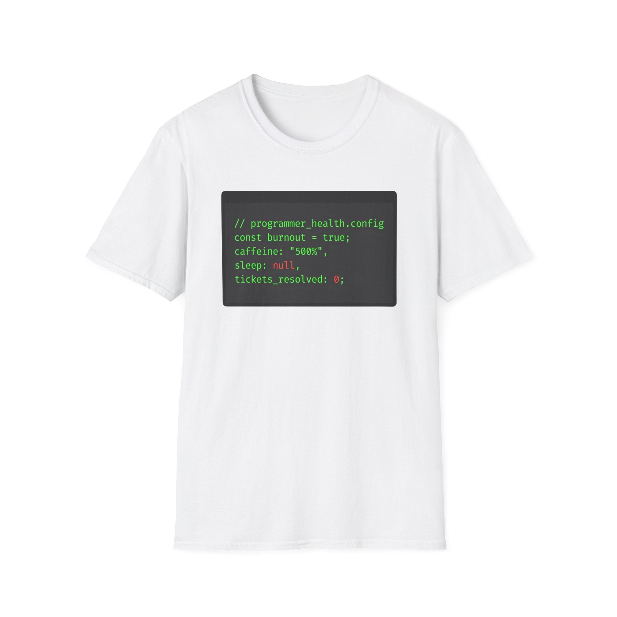 Programmer health config T-Shirt