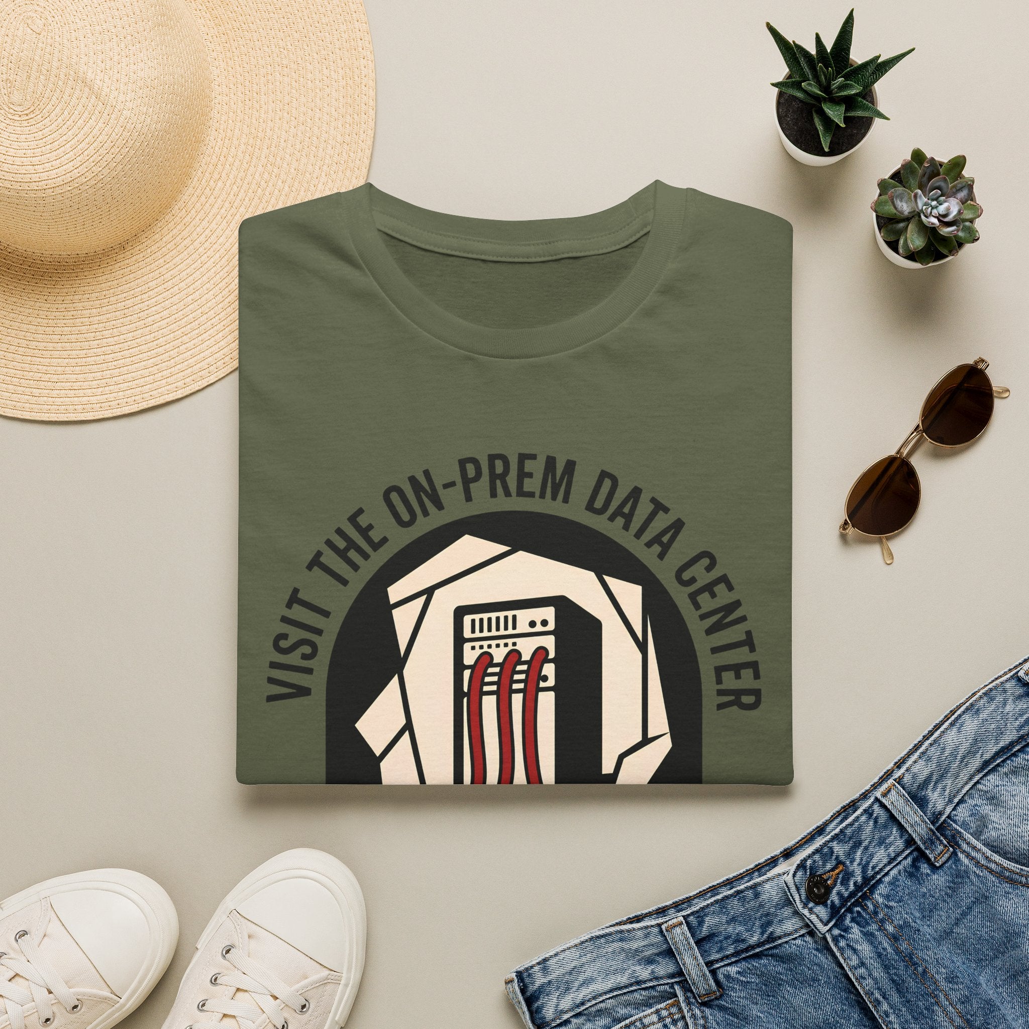 visit on-prem data center where uptime goes to die T-Shirt