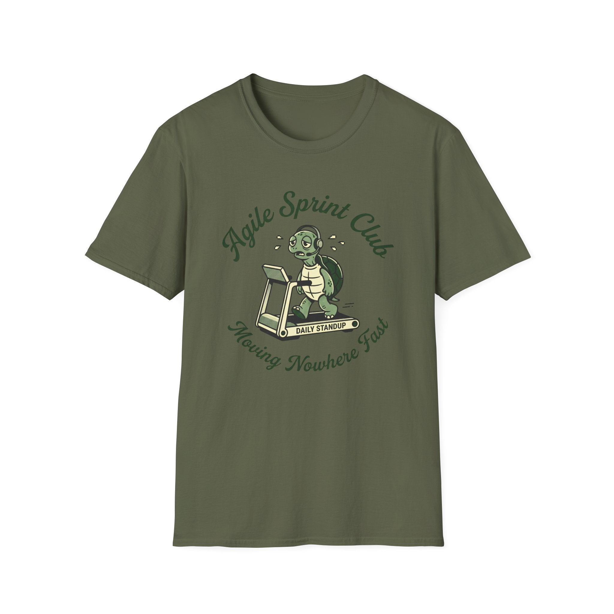 Agile Sprint Club, Moving Nowhere Fast v01 T-Shirt