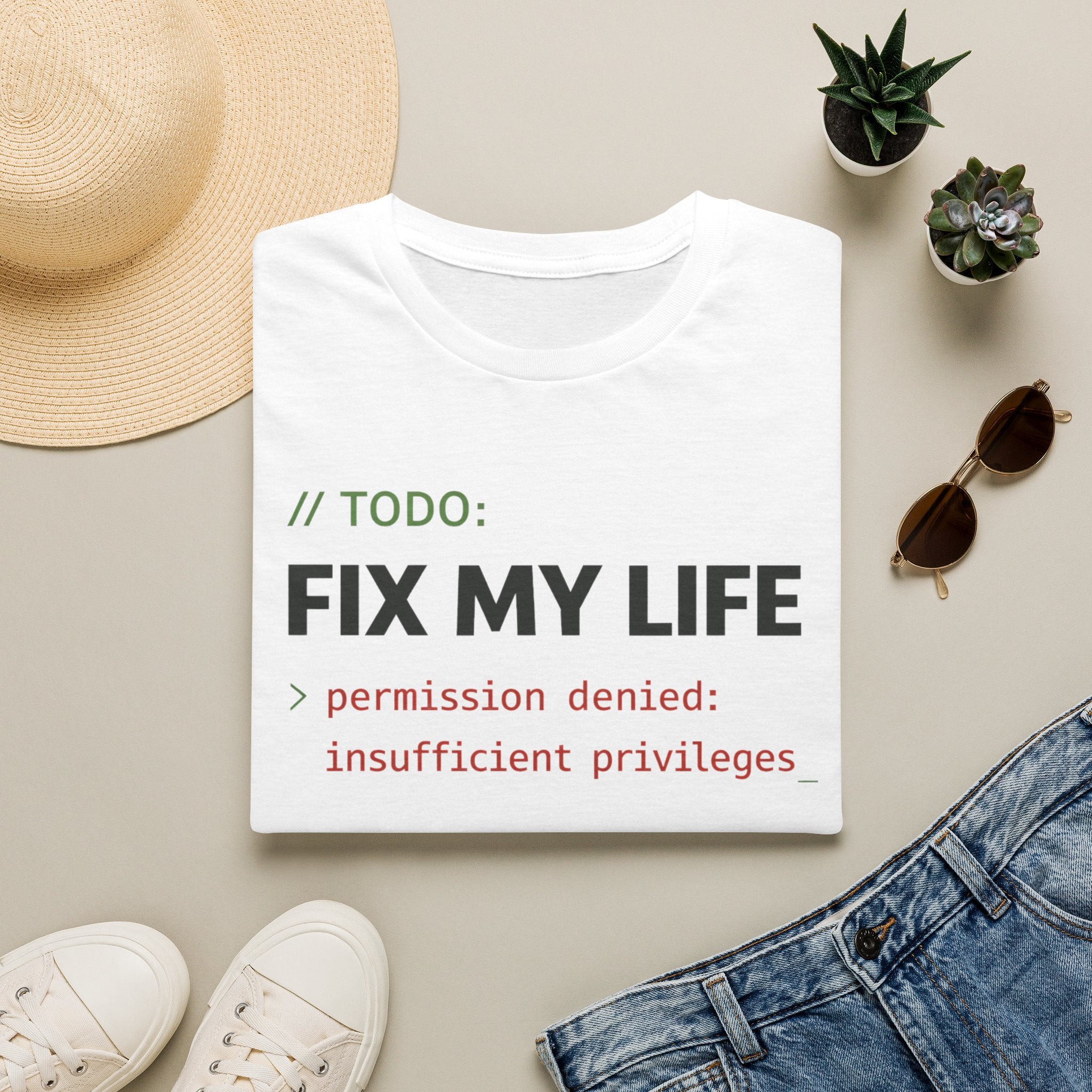 TODO - Fix My Life (text only) T-Shirt