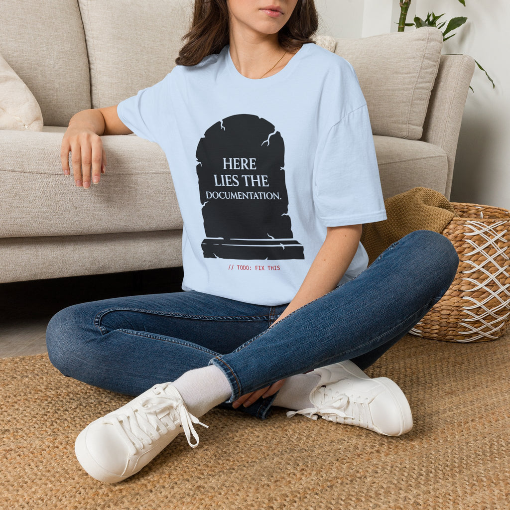 Here lies the documentation T-Shirt