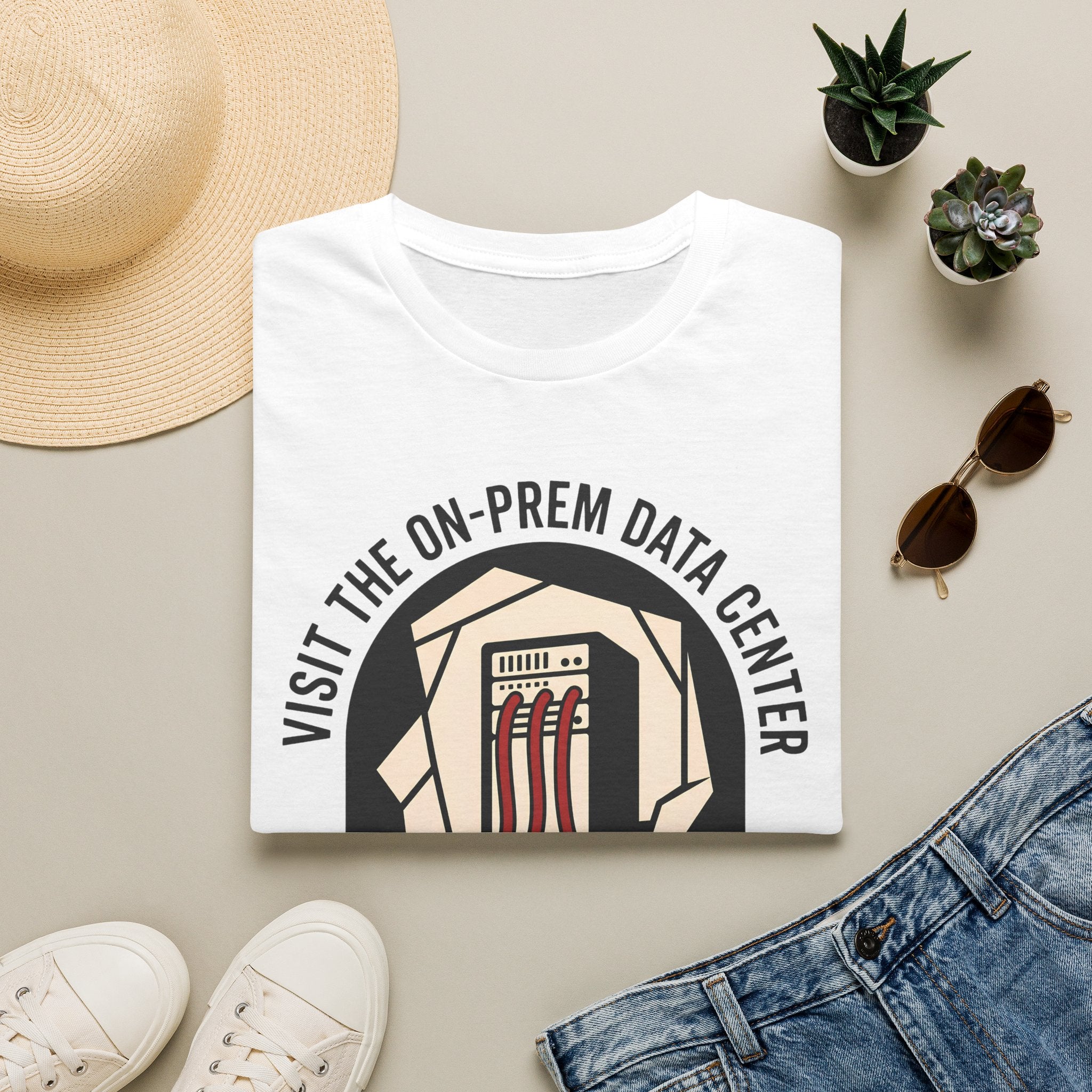 visit on-prem data center where uptime goes to die T-Shirt