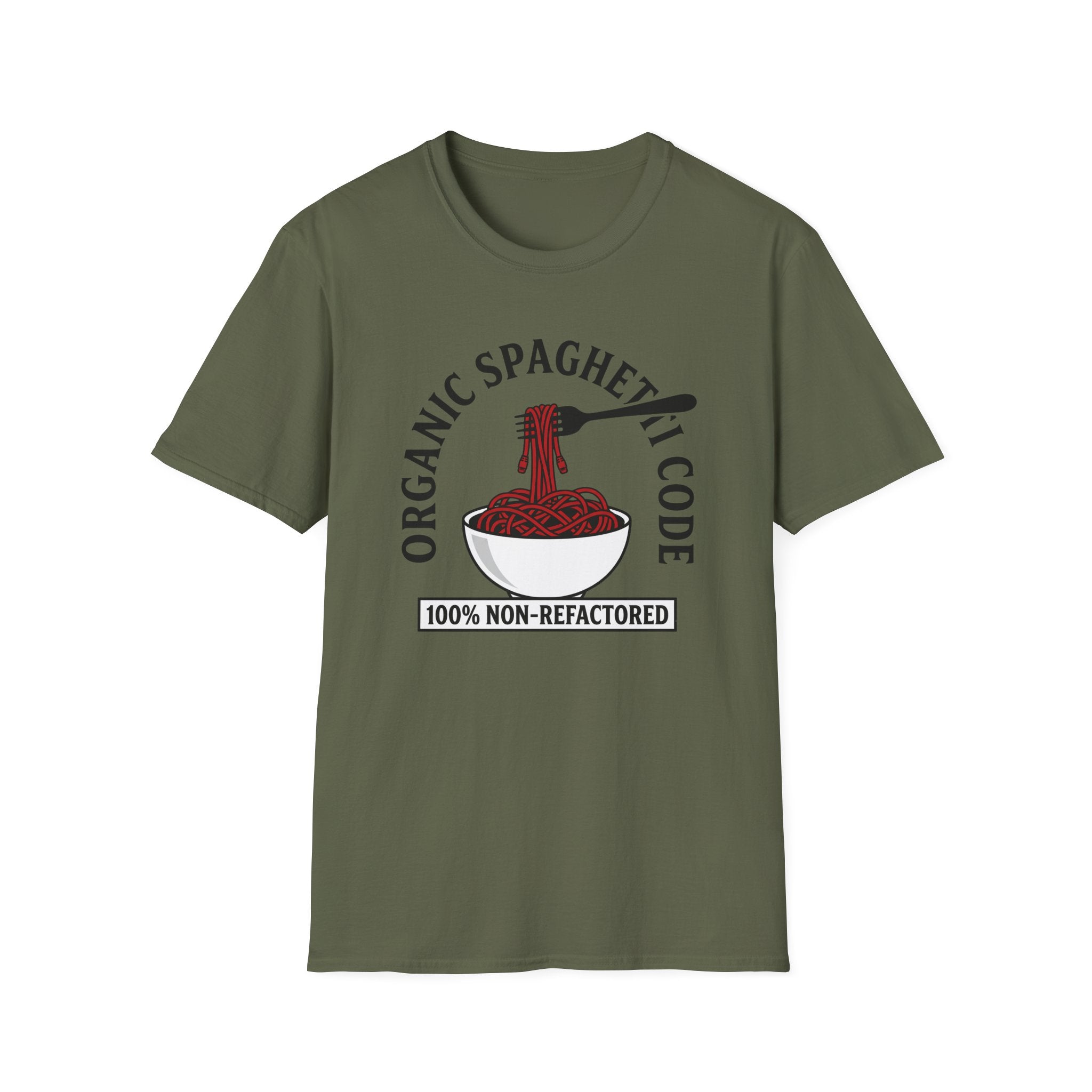 Organic Spaghetti Code 100% Non-Refactored T-Shirt