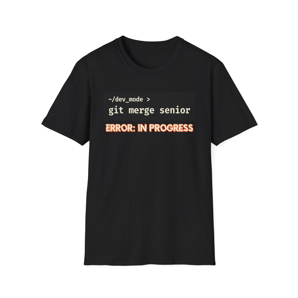 git merge senior - error in progress T-Shirt