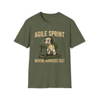 Agile Sprint Club, Moving Nowhere Fast v03 T-Shirt