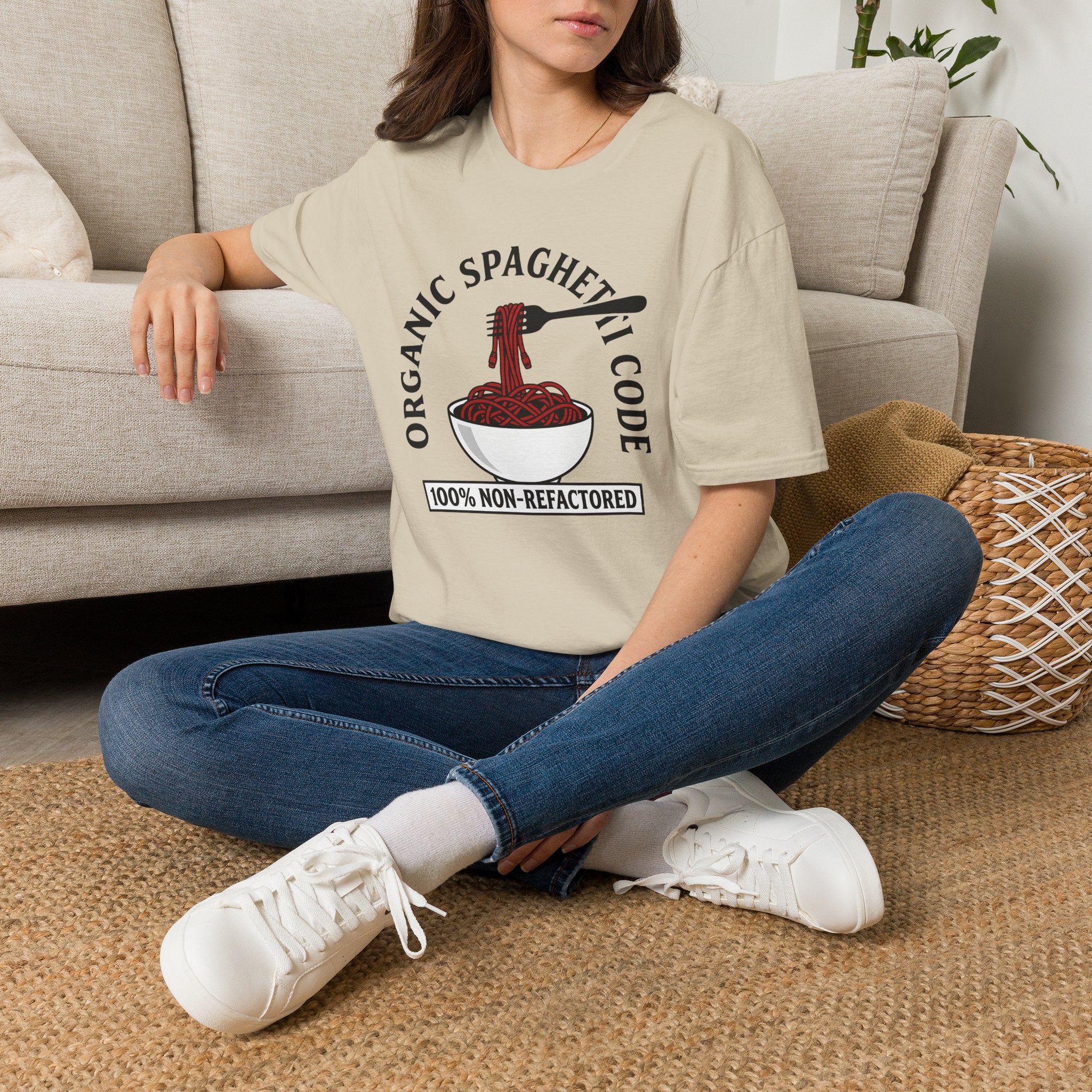 Organic Spaghetti Code 100% Non-Refactored T-Shirt