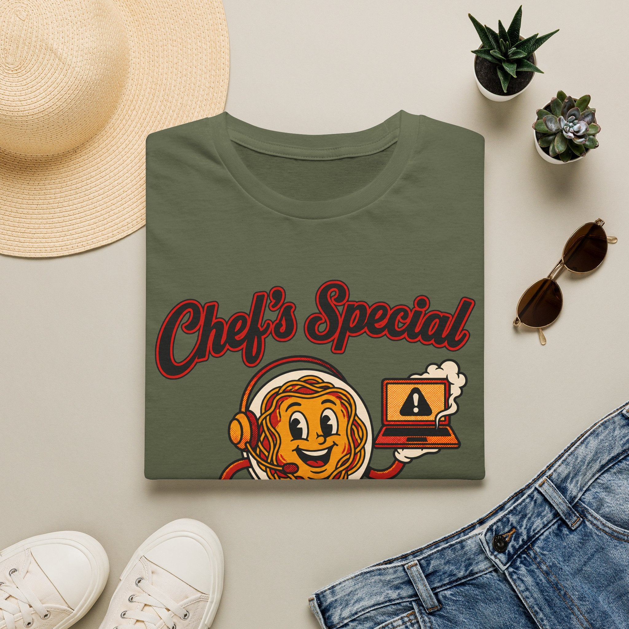 Chef's Special Organic Spaghetti Code T-Shirt