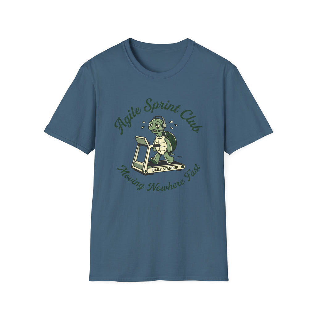 Agile Sprint Club, Moving Nowhere Fast v01 T-Shirt