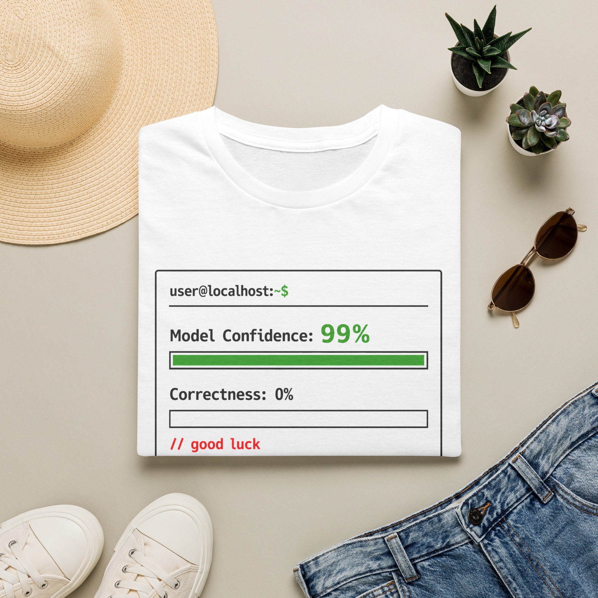 Model Confidence 99% Correctness 0% T-Shirt