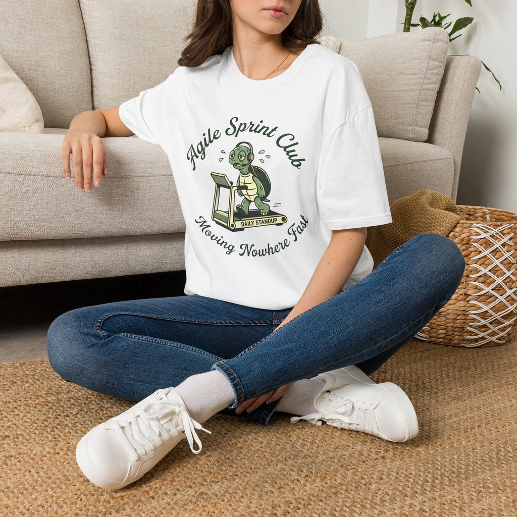 Agile Sprint Club, Moving Nowhere Fast v01 T-Shirt