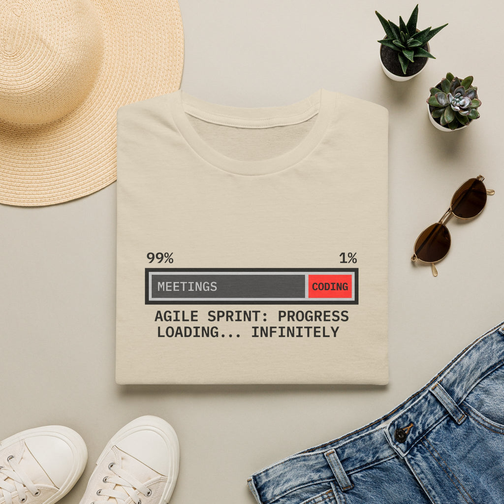 Agile Sprint Progress, Loading Infinitely T-Shirt