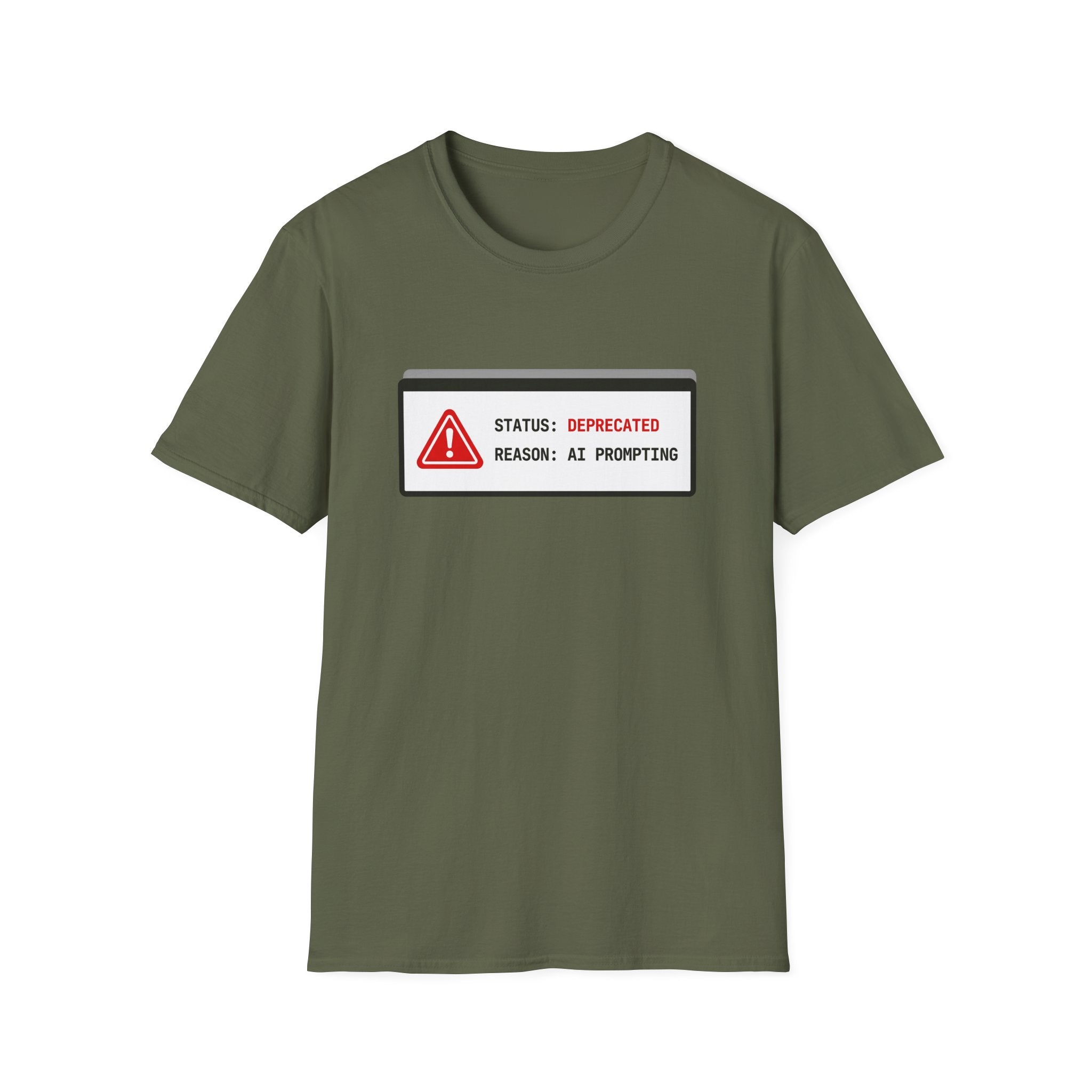 Deprecated Reason AI Prompting T-Shirt