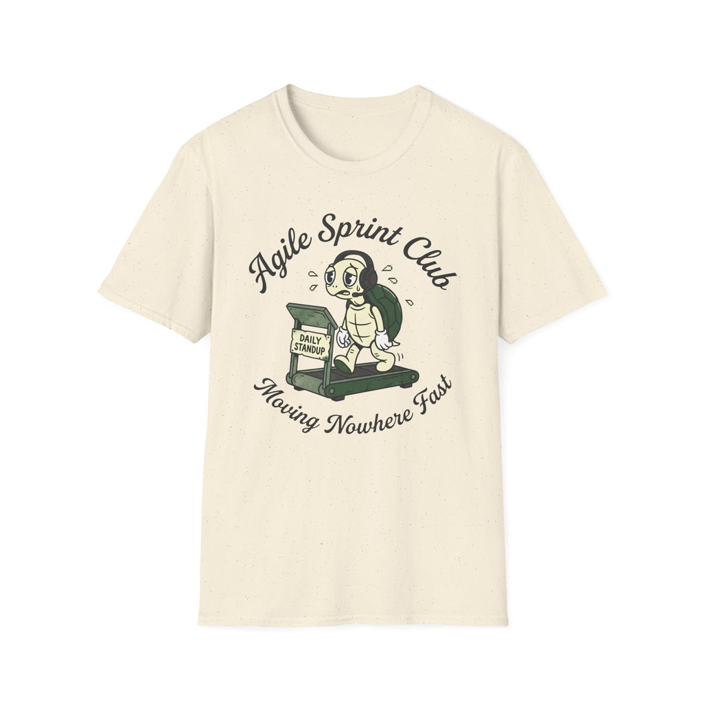 Agile Sprint Club, Moving Nowhere Fast v02 T-Shirt
