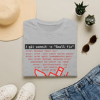git commit -m small fix T-Shirt