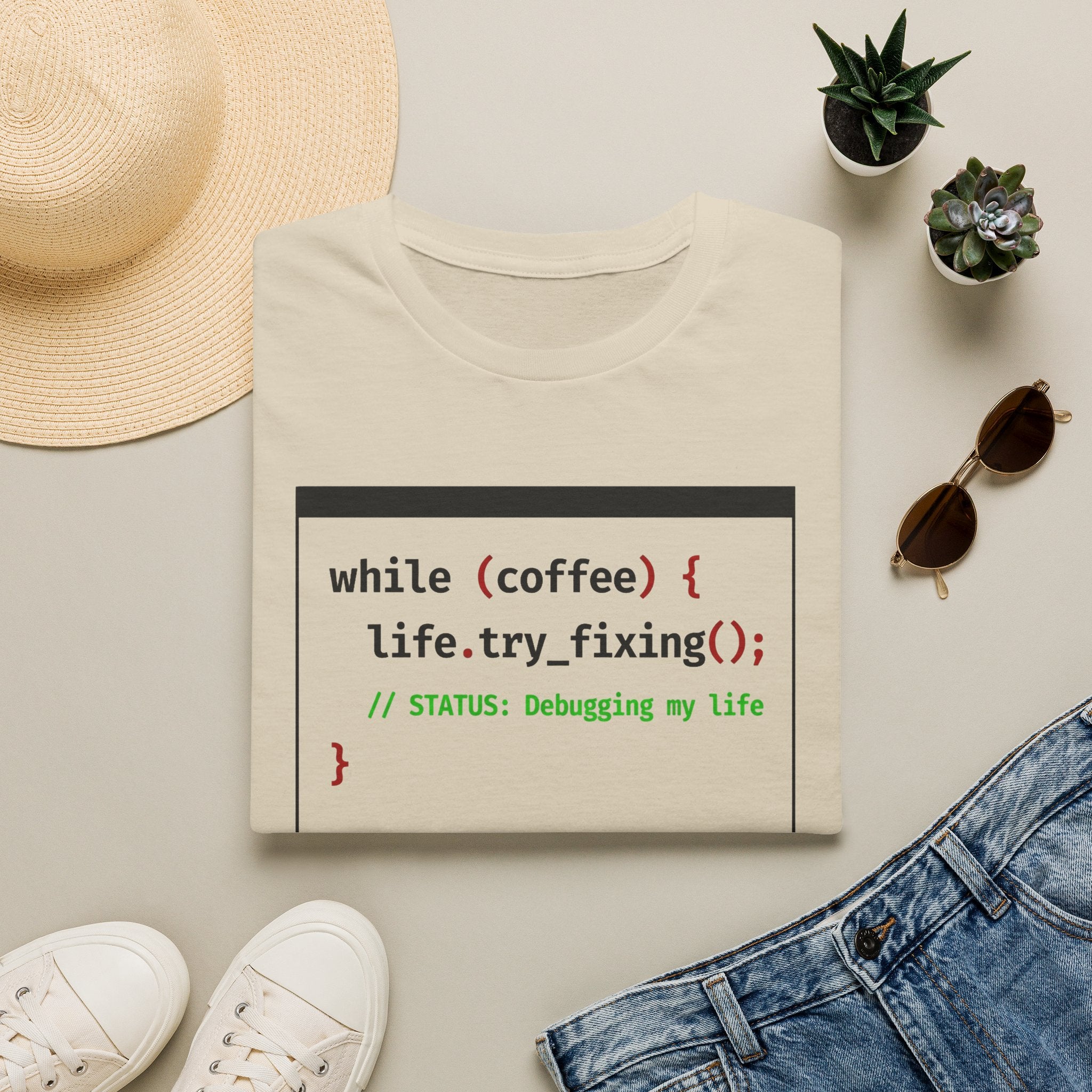 Status Debugging my life T-Shirt