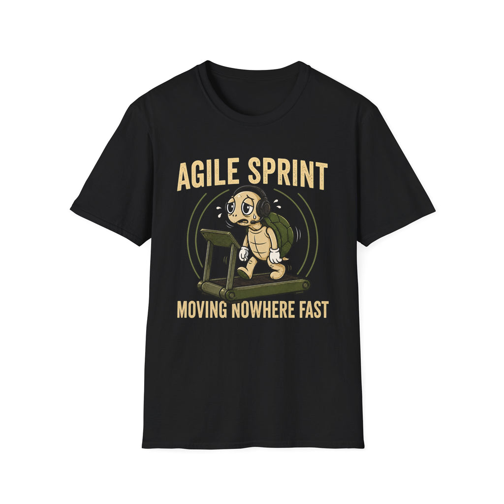 Agile Sprint Club, Moving Nowhere Fast v03 T-Shirt