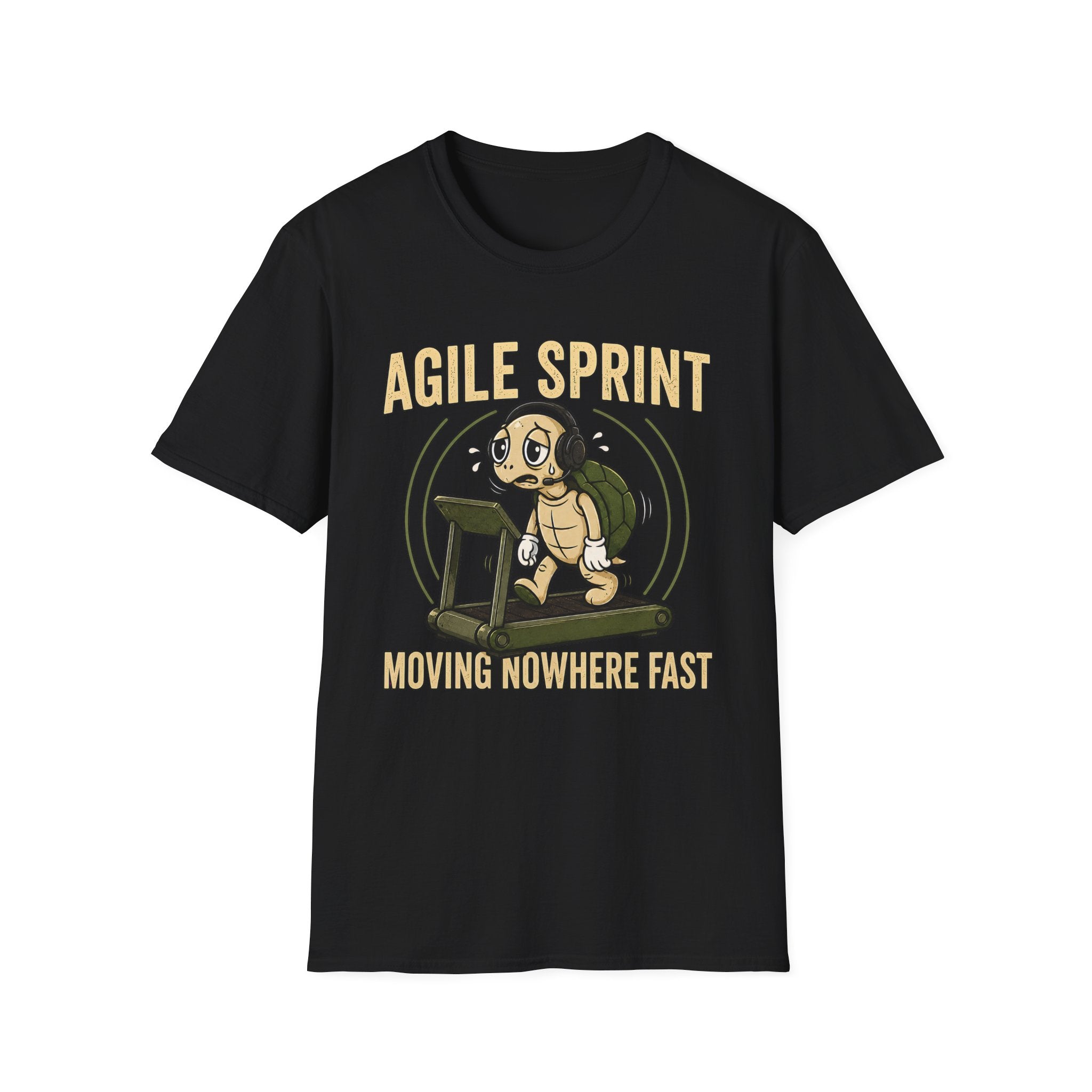 Agile Sprint Club, Moving Nowhere Fast v03 T-Shirt