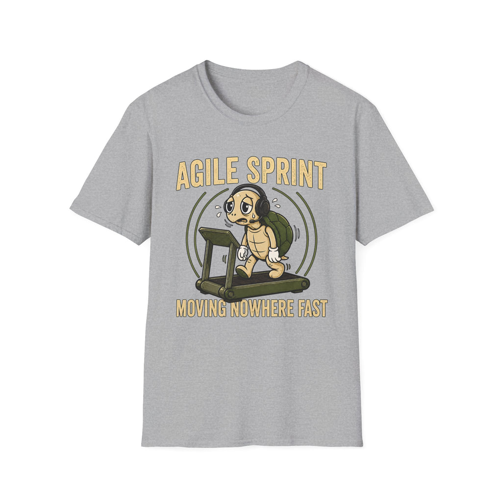 Agile Sprint Club, Moving Nowhere Fast v03 T-Shirt