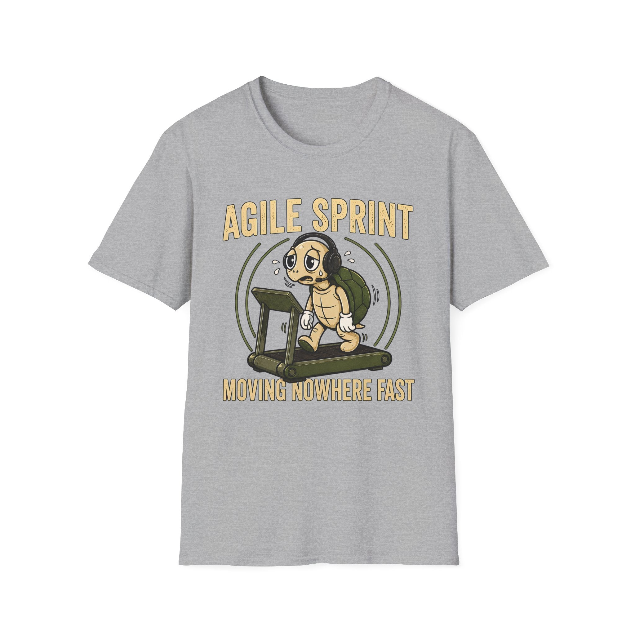 Agile Sprint Club, Moving Nowhere Fast v03 T-Shirt