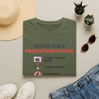 Recipe for a production outage T-Shirt