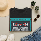 Error Developer no longer required T-Shirt
