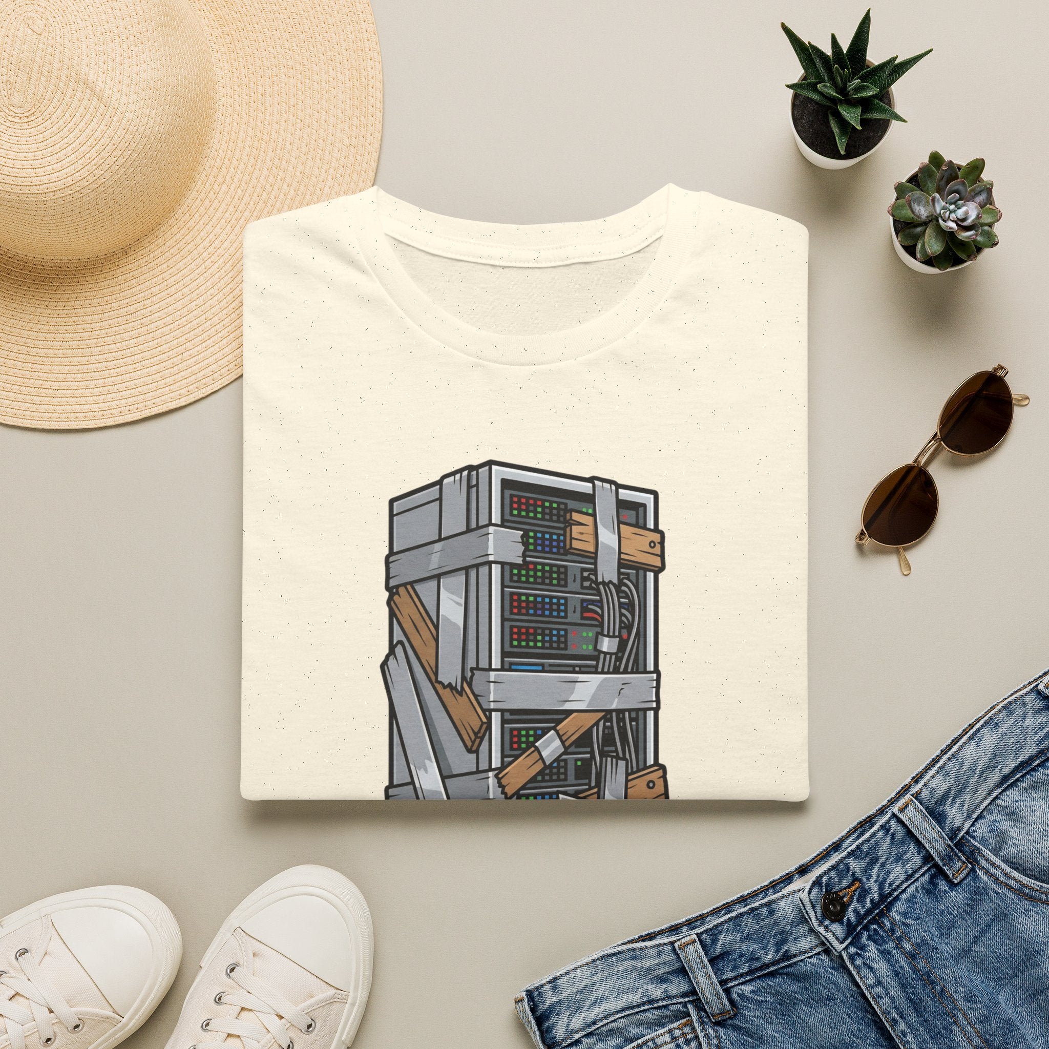 Held together by hope and technical debt T-Shirt
