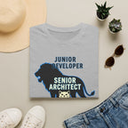 Junior developer vs Senior architect T-Shirt