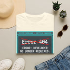 Error Developer no longer required T-Shirt