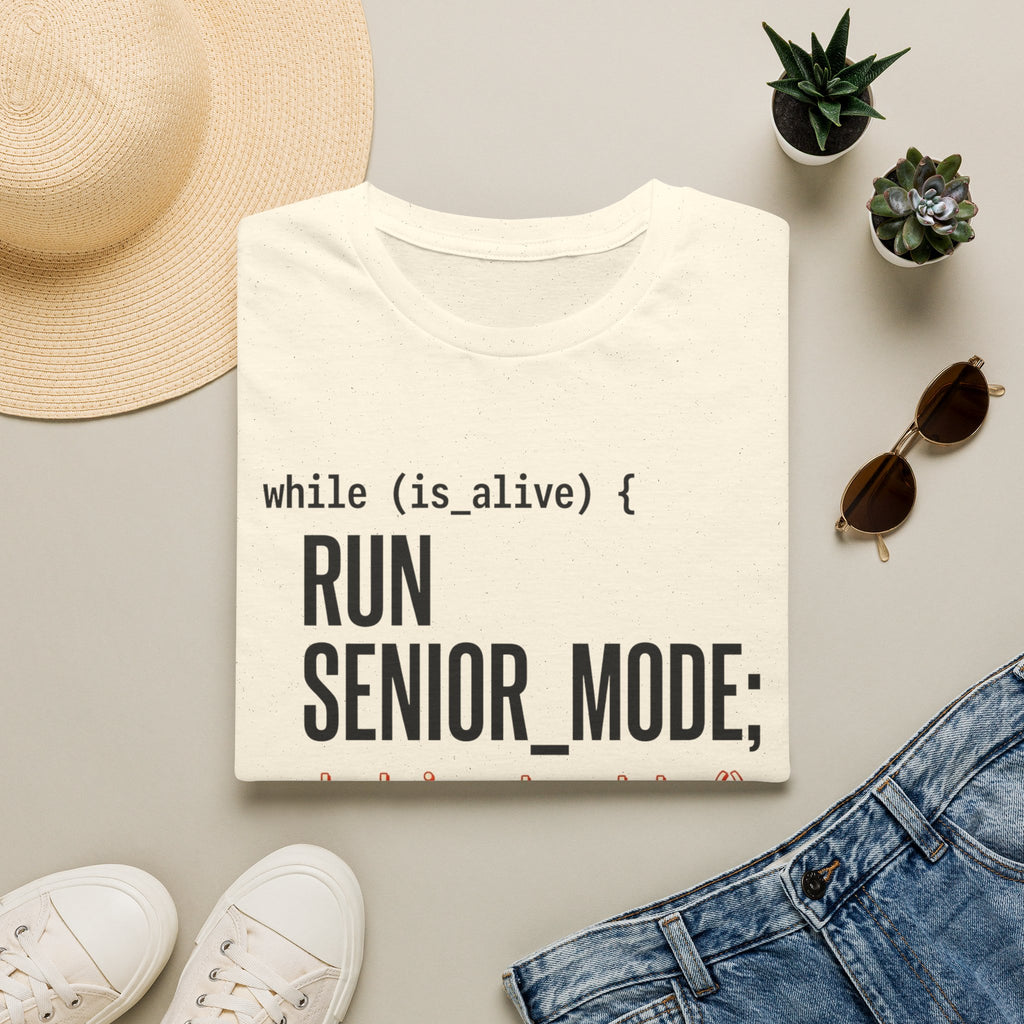 while is alive run senior mode T-Shirt