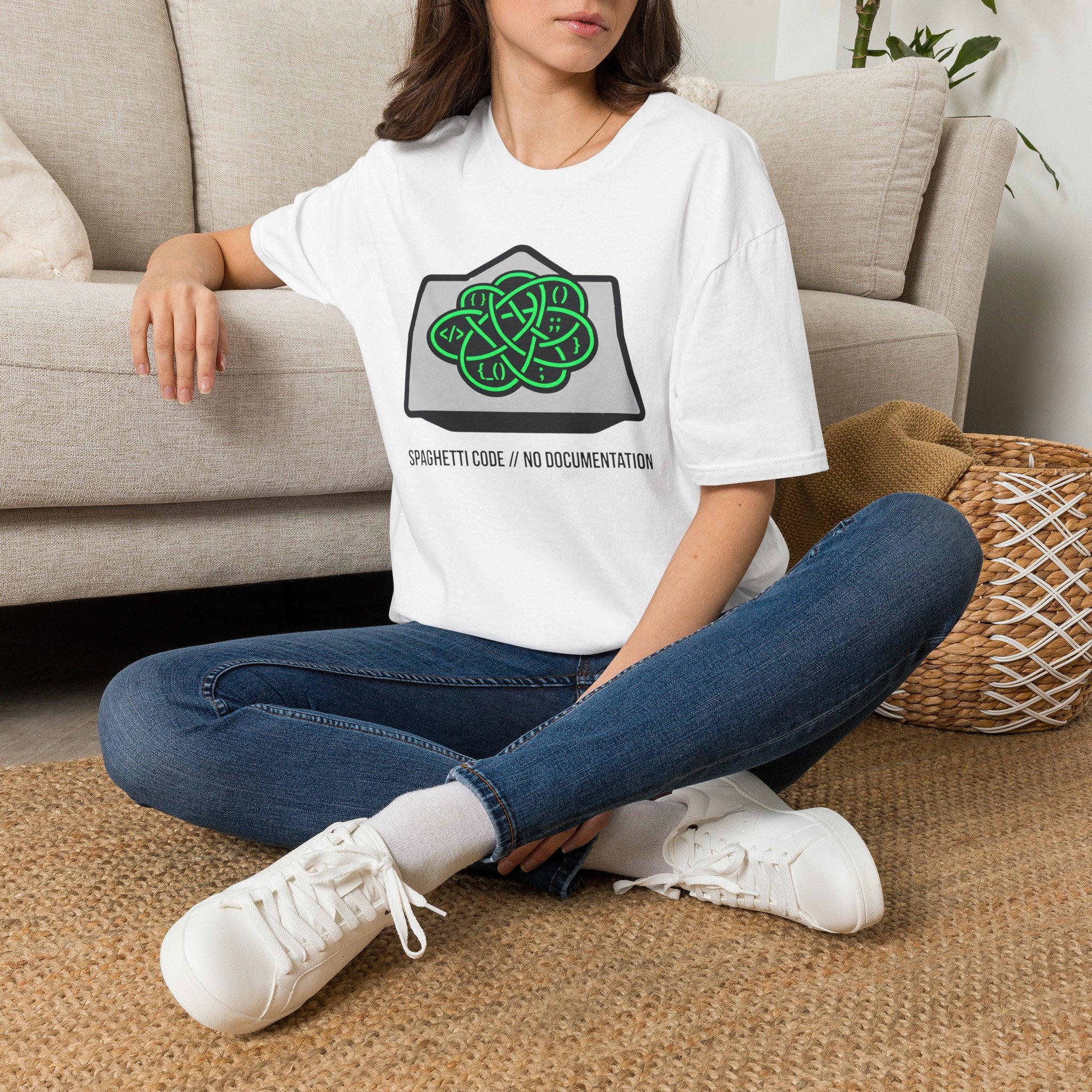 Spaghetti Code No Documentation T-Shirt