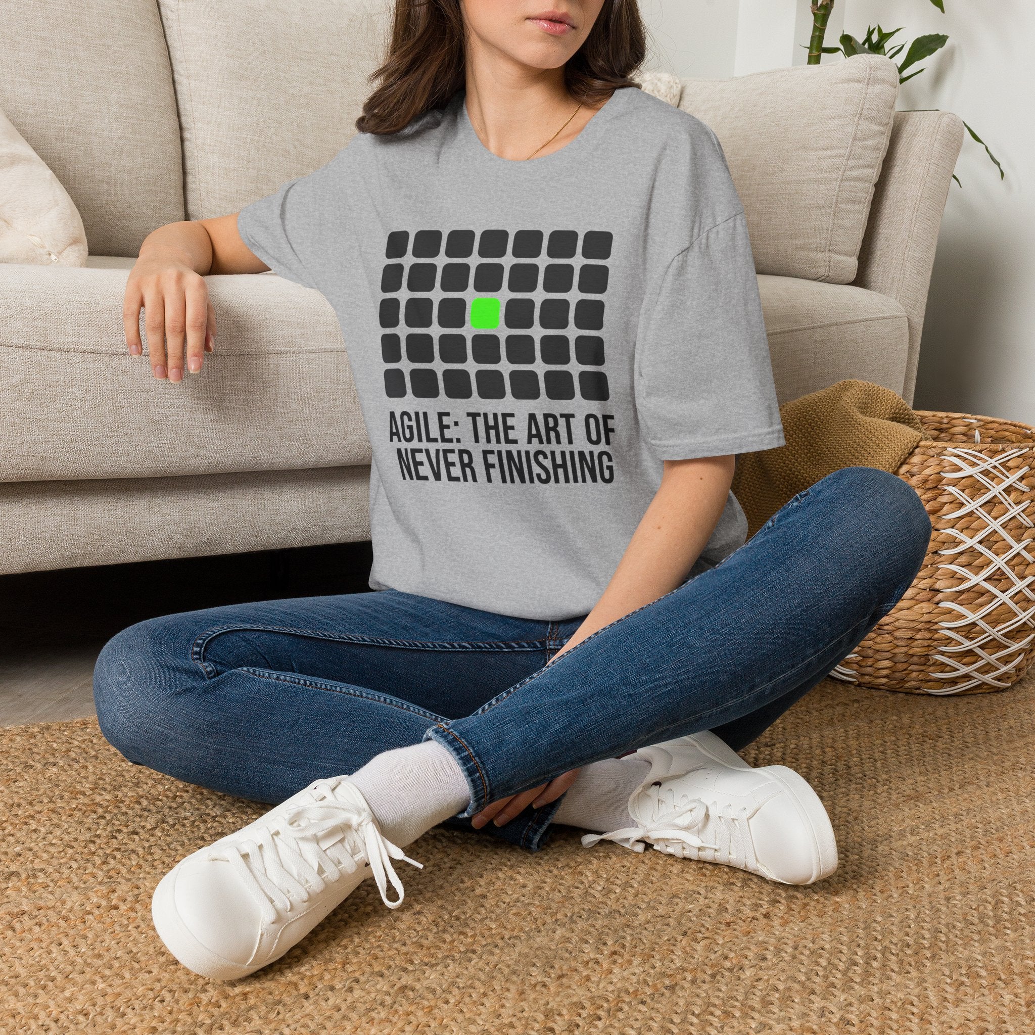 Agile - The art of never finishing T-Shirt