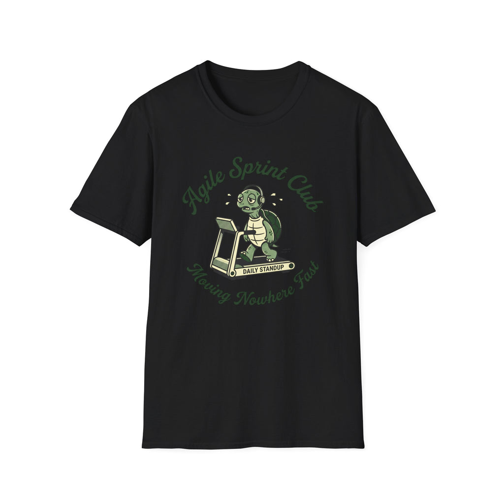 Agile Sprint Club, Moving Nowhere Fast v01 T-Shirt