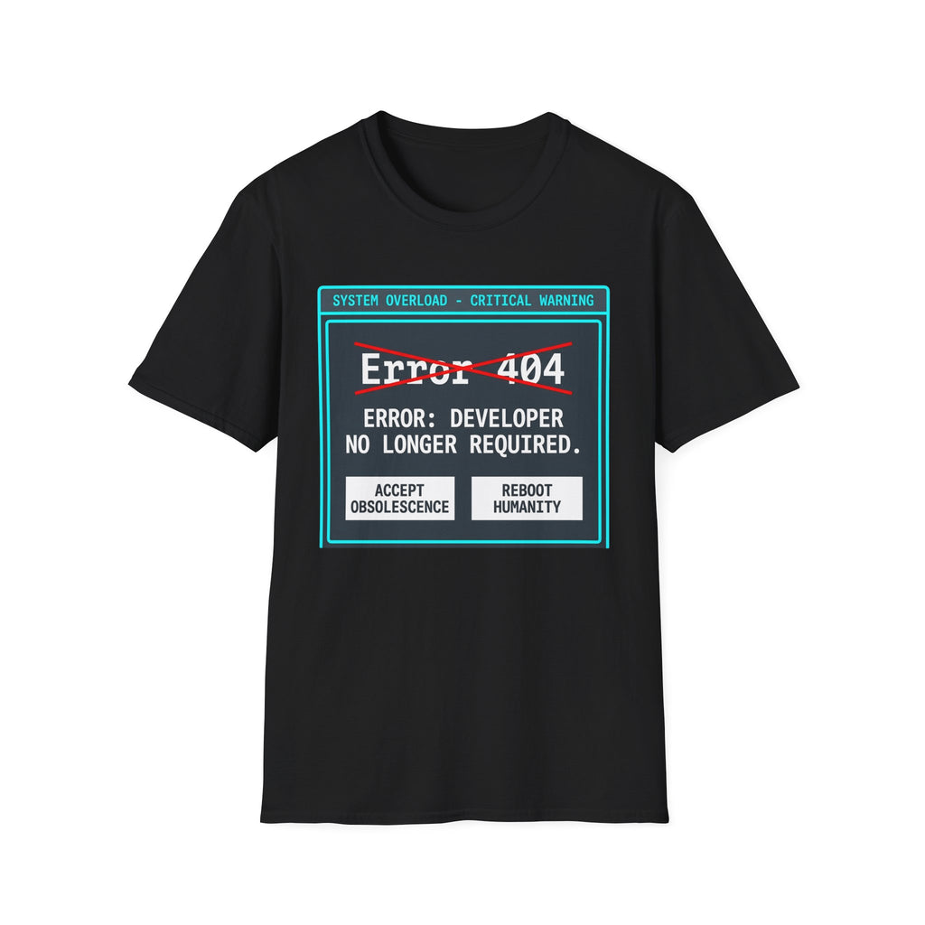 Error Developer no longer required T-Shirt