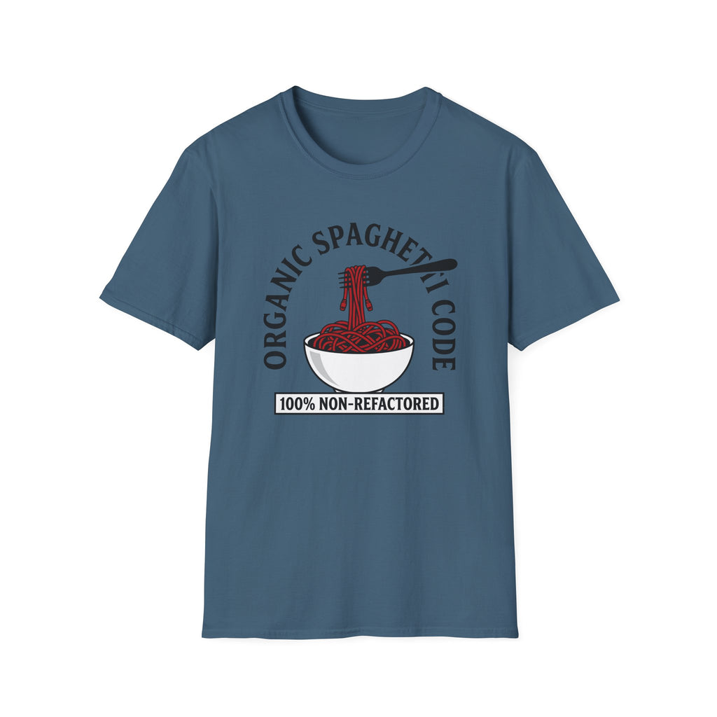 Organic Spaghetti Code 100% Non-Refactored T-Shirt
