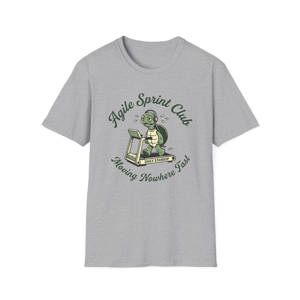 Agile Sprint Club, Moving Nowhere Fast v01 T-Shirt