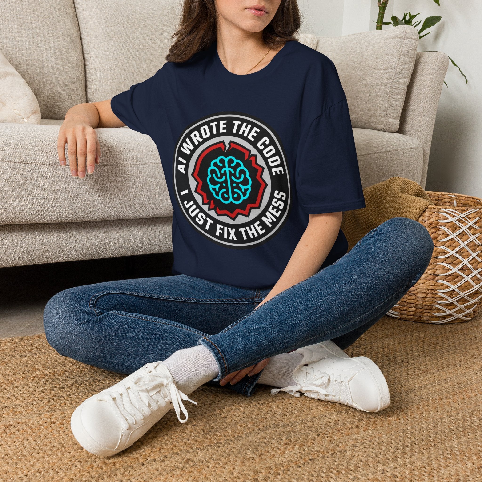 AI wrote the code I just fix the mess T-Shirt