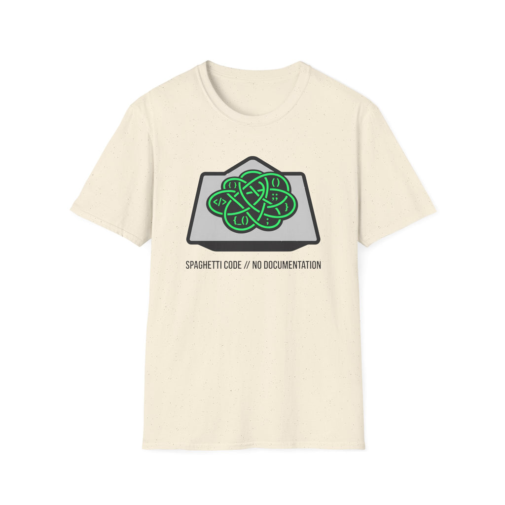 Spaghetti Code No Documentation T-Shirt