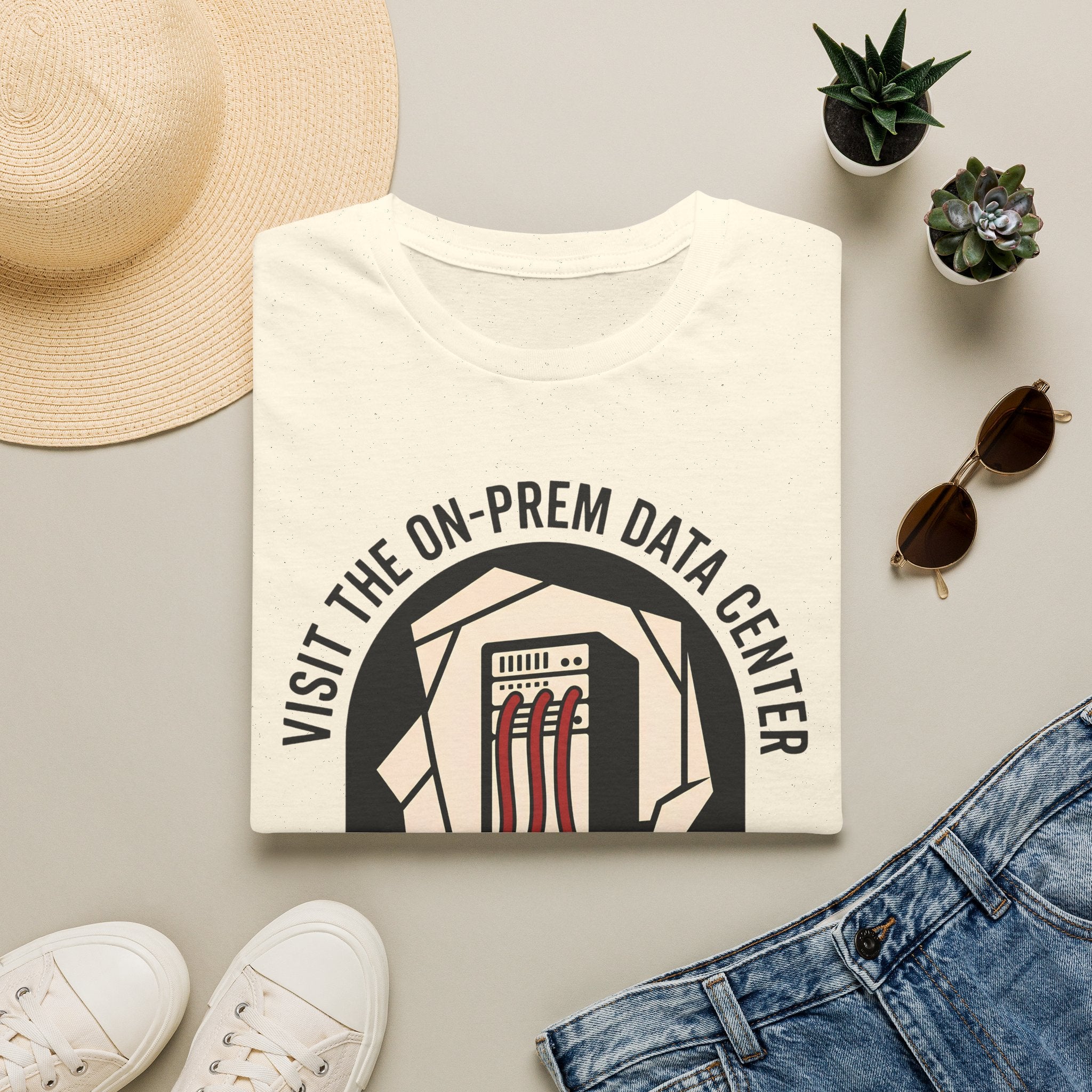 visit on-prem data center where uptime goes to die T-Shirt