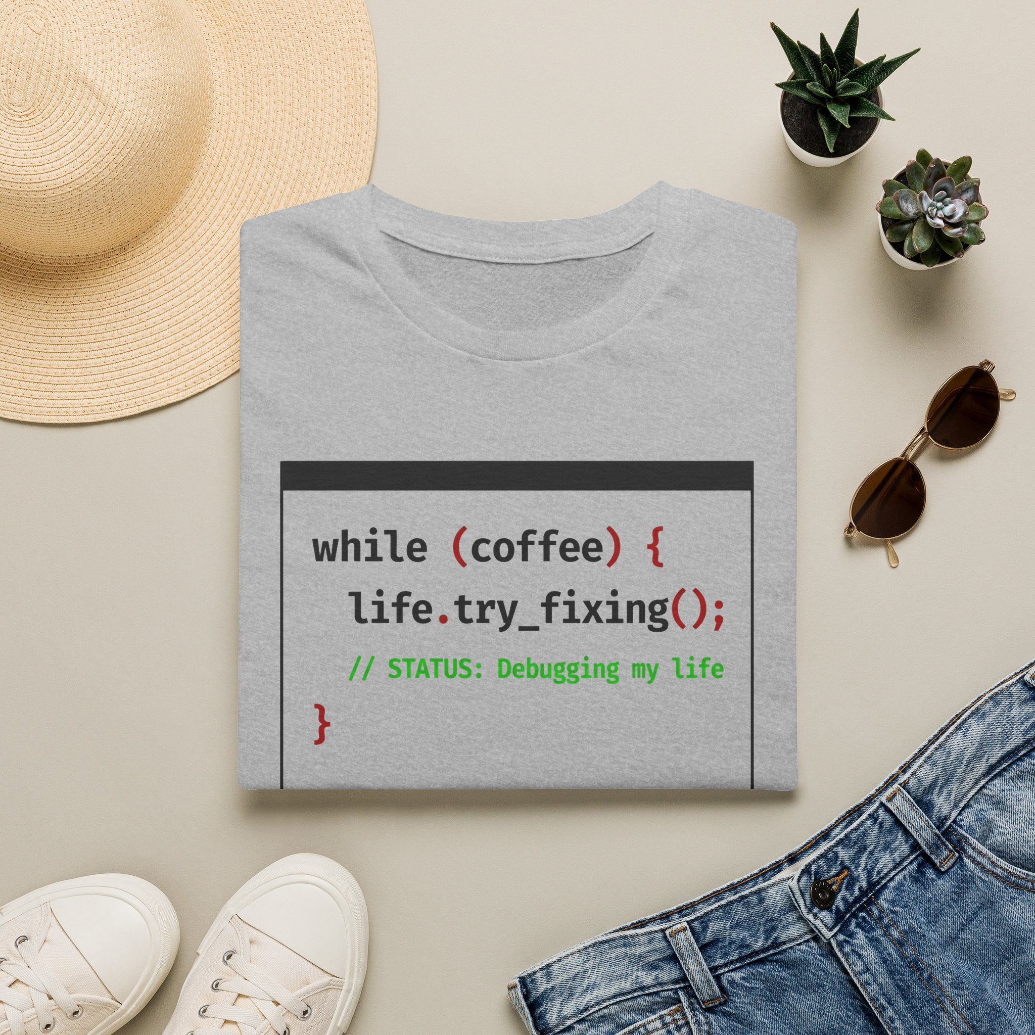 Status Debugging my life T-Shirt